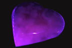 Mangano Calcite hand-carved heart 67-94mm  129-274g Rocks and Things