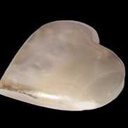 Mangano Calcite hand-carved heart 67-94mm  129-274g Rocks and Things