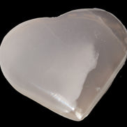 Mangano Calcite hand-carved heart 67-94mm  129-274g Rocks and Things