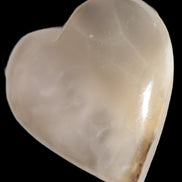 Mangano Calcite hand-carved heart 67-94mm  129-274g Rocks and Things