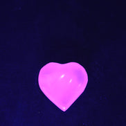 Mangano Calcite hand-carved heart 28/32mm 16g Rocks and Things