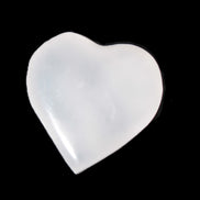Mangano Calcite hand-carved heart 28/32mm 16g Rocks and Things