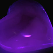 Mangano Calcite hand-carved heart 67-94mm  129-274g Rocks and Things