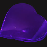 Mangano Calcite hand-carved heart 67-94mm  129-274g Rocks and Things