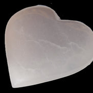 Mangano Calcite hand-carved heart 60-65mm  112-117g Rocks and Things