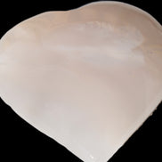 Mangano Calcite heart 60mm - 65mm  112-117g Rocks and Things