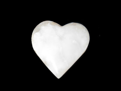 Mangano Calcite heart 47-49mm 58-66g Rocks and Things