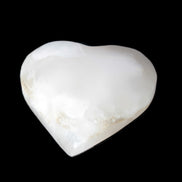 Mangano Calcite heart 47-49mm 58-66g Rocks and Things