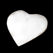 Mangano Calcite heart 47-49mm 58-66g Rocks and Things