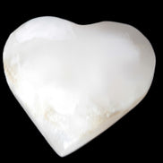 Mangano Calcite heart 47-49mm 58-66g Rocks and Things