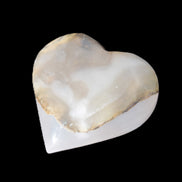 Mangano Calcite heart 47-49mm 58-66g Rocks and Things
