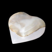 Mangano Calcite heart 47-49mm 58-66g Rocks and Things