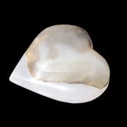 Mangano Calcite heart 47-49mm 58-66g Rocks and Things