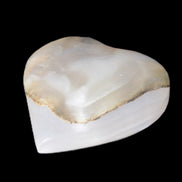Mangano Calcite heart 47-49mm 58-66g Rocks and Things
