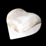 Mangano Calcite heart 47-49mm 58-66g Rocks and Things