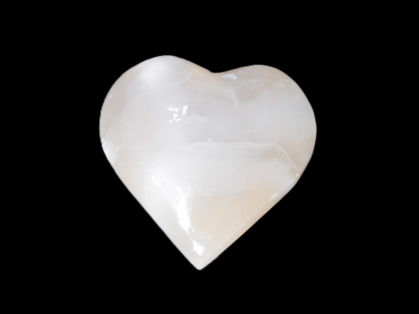 Mangano Calcite heart 47-49mm 58-66g Rocks and Things