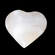 Mangano Calcite heart 47-49mm 58-66g Rocks and Things