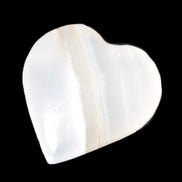 Mangano Calcite heart 38-44mm 36-39g - Rocks and Things Store