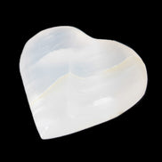 Mangano Calcite heart 38-44mm 36-39g - Rocks and Things Store