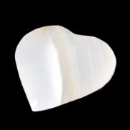 Mangano Calcite heart 38-44mm 36-39g - Rocks and Things Store