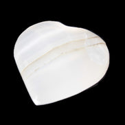 Mangano Calcite heart 38-44mm 36-39g - Rocks and Things Store