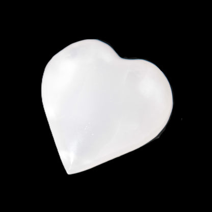 Mangano Calcite heart 38-44mm 36-39g Rocks and Things