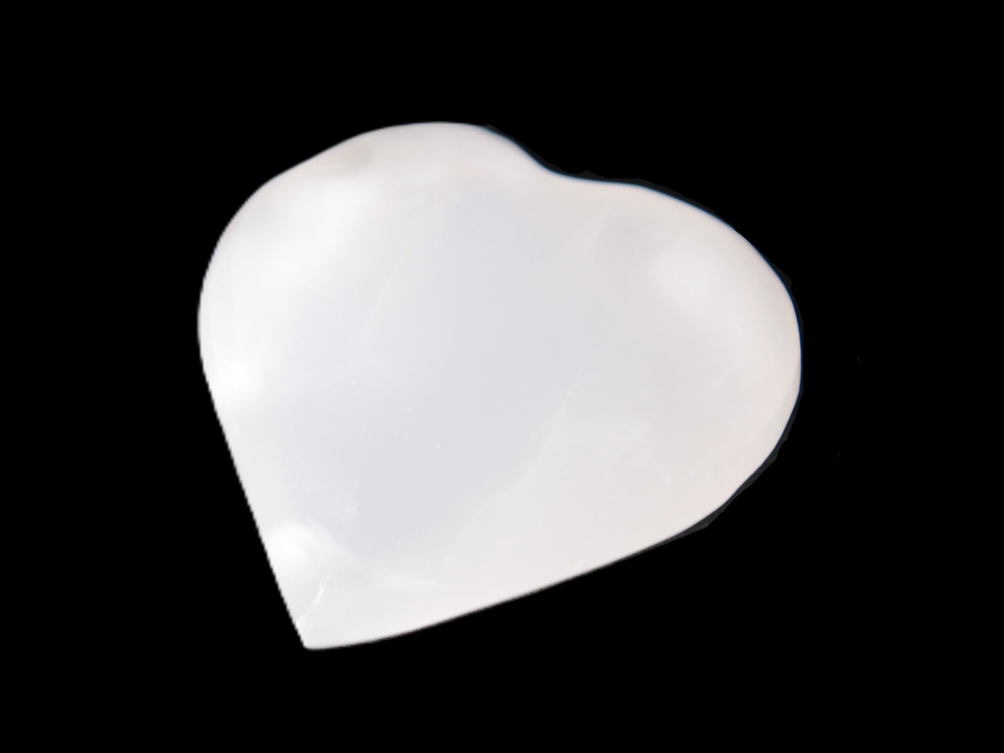 Mangano Calcite heart 38-44mm 36-39g Rocks and Things