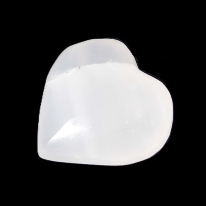 Mangano Calcite heart 38-44mm 36-39g Rocks and Things