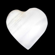 Pink Mangano Calcite heart 38-41mm  42-44g in sunlight - Rocks and Things Store