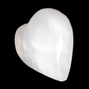 Pink Mangano Calcite heart 38-41mm  42-44g in sunlight - Rocks and Things Store