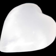 Pink Mangano Calcite heart 38-41mm  42-44g in sunlight - Rocks and Things Store