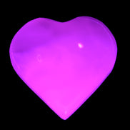 Mangano Calcite heart 35mm - 41mm 33-40g Rocks and Things