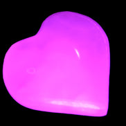 Mangano Calcite heart 35mm - 41mm 33-40g Rocks and Things