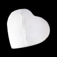 Mangano Calcite hand-carved heart 35-41mm 33-40g Rocks and Things