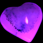 Mangano Calcite hand-carved heart 35-41mm 33-40g Rocks and Things