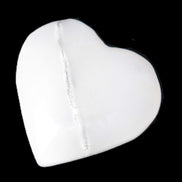 Mangano Calcite hand-carved heart 35-41mm 33-40g Rocks and Things