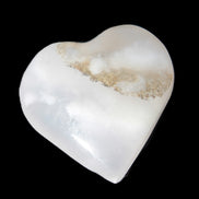 Mangano Calcite heart 35mm - 41mm 33-40g Rocks and Things