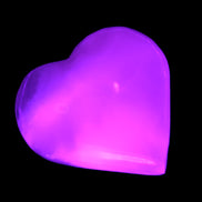 Mangano Calcite heart 35mm - 41mm 33-40g Rocks and Things