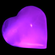 Mangano Calcite heart 35mm - 41mm 33-40g Rocks and Things