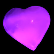 Mangano Calcite heart 35mm - 41mm 33-40g Rocks and Things