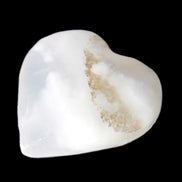 Mangano Calcite heart 35mm - 41mm 33-40g Rocks and Things