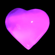 Mangano Calcite heart 35mm - 41mm 33-40g Rocks and Things