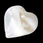Mangano Calcite heart 35mm - 41mm 33-40g Rocks and Things