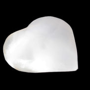 Mangano Calcite heart 35mm - 41mm 33-40g Rocks and Things
