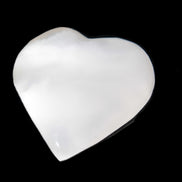 Mangano Calcite heart 35mm - 41mm 33-40g Rocks and Things