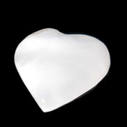 Mangano Calcite heart 35mm - 41mm 33-40g Rocks and Things