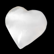 Mangano Calcite heart 35mm - 41mm 33-40g Rocks and Things