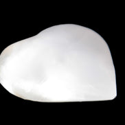 Mangano Calcite heart 35mm - 41mm 33-40g Rocks and Things