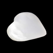 Mangano Calcite heart 35mm - 41mm 33-40g Rocks and Things