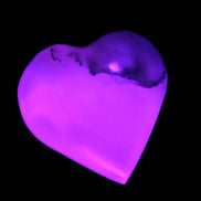 Mangano Calcite heart 35mm - 41mm 33-40g Rocks and Things